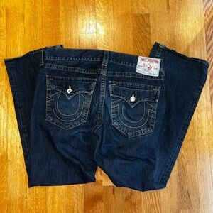 True Religion Contrast Stitch Denim Size 38